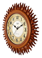Solar Quartz® 22″ Sun-Themed Designer Wall Clock