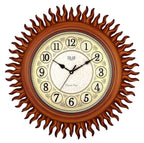 Solar Quartz® 22″ Sun-Themed Designer Wall Clock
